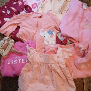 Bundle Of Newborn Girl Clothing